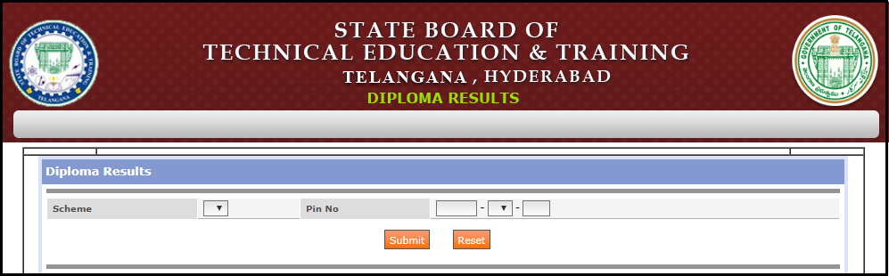 TS SBTET Diploma Results- Stage 1