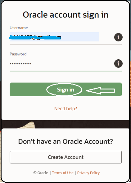 signin page of NetSuite Login