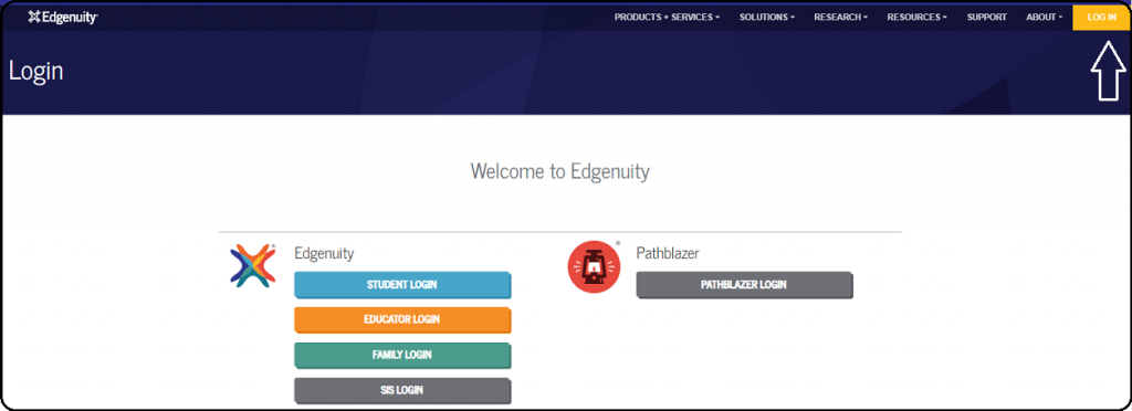 Edgenuity login home page